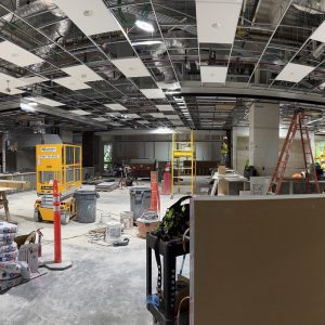 Crown Commons under construction, summer 2023.