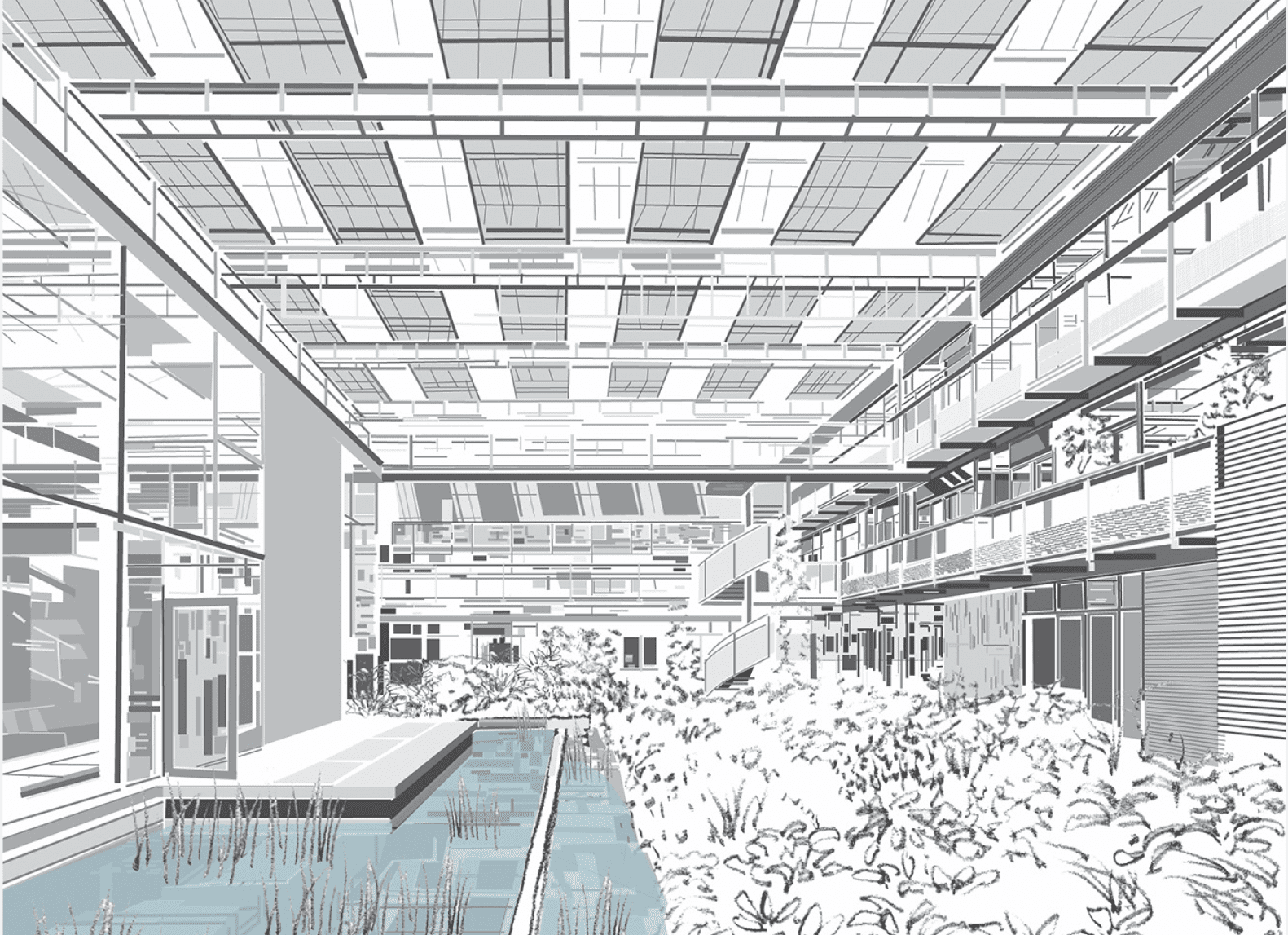 illustration for cover of Blue Architecture