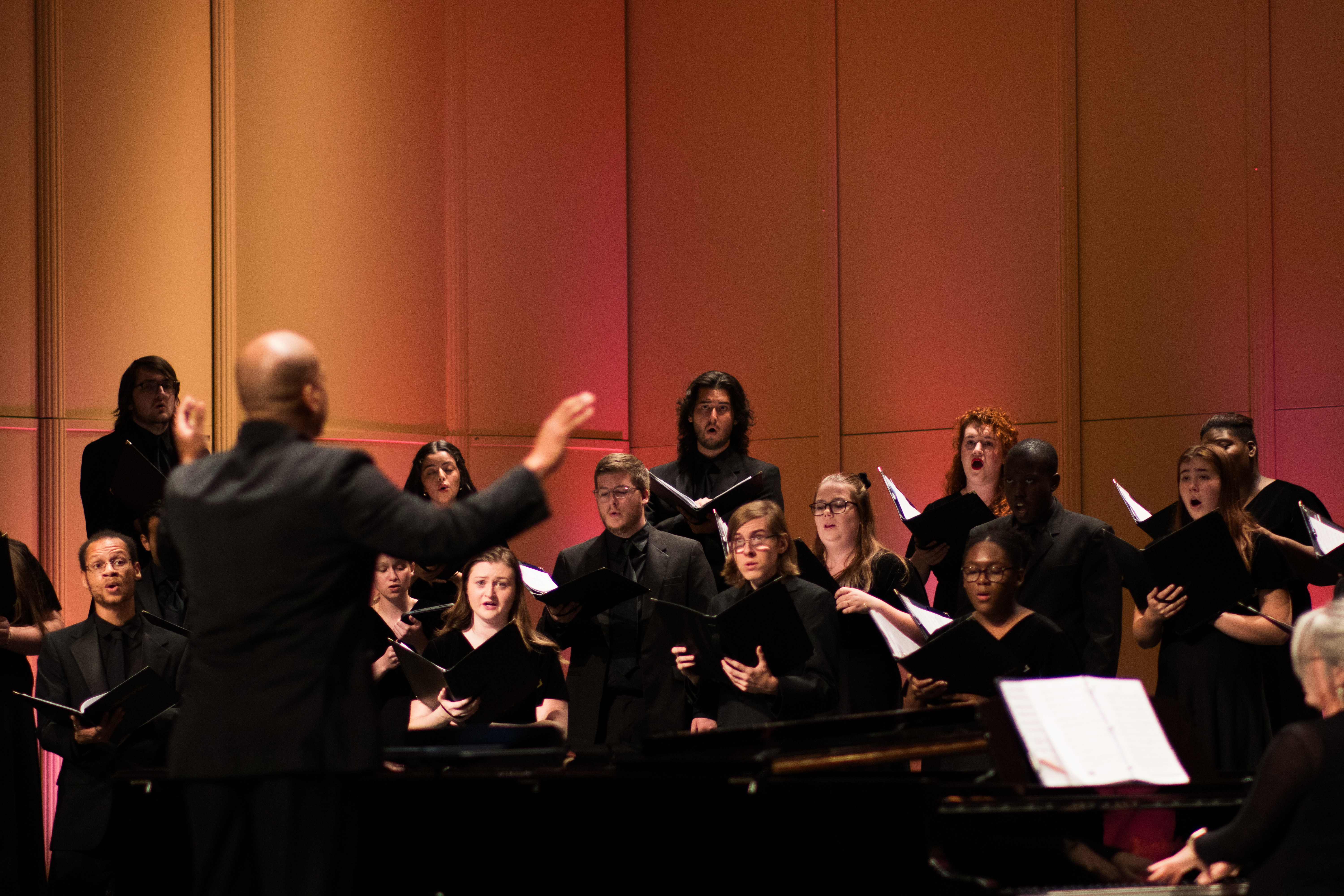 chorale on stage