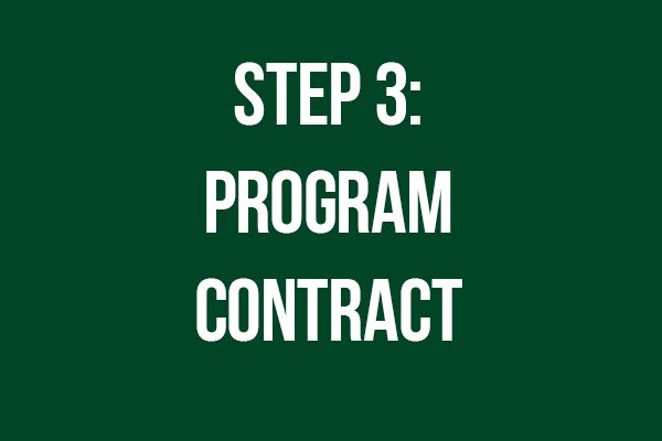 Step 4: Program Contact
